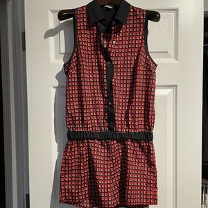 Michael Kors checkered button up jumper.